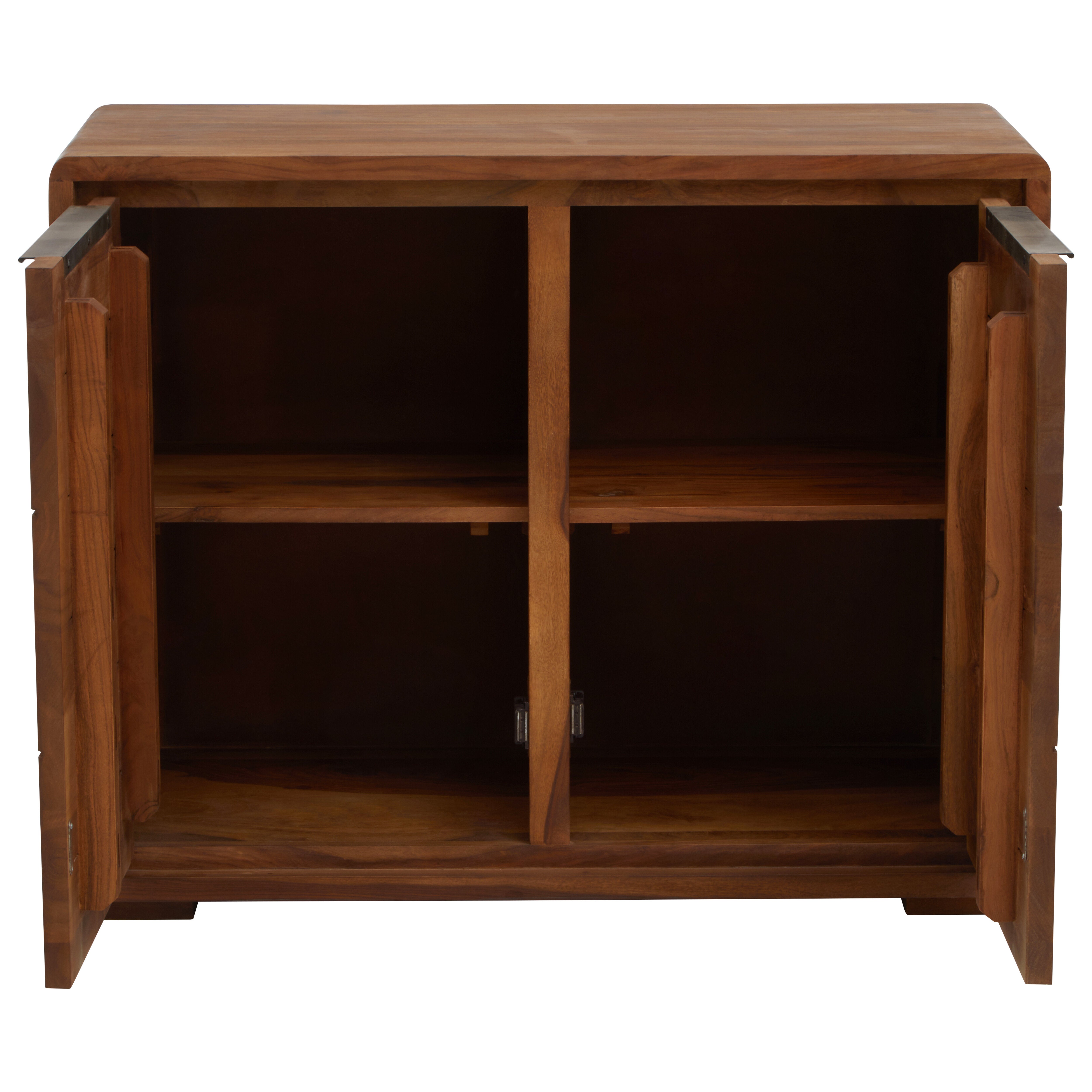 Indo Sheesham & Brown Acacia Wood Sideboard